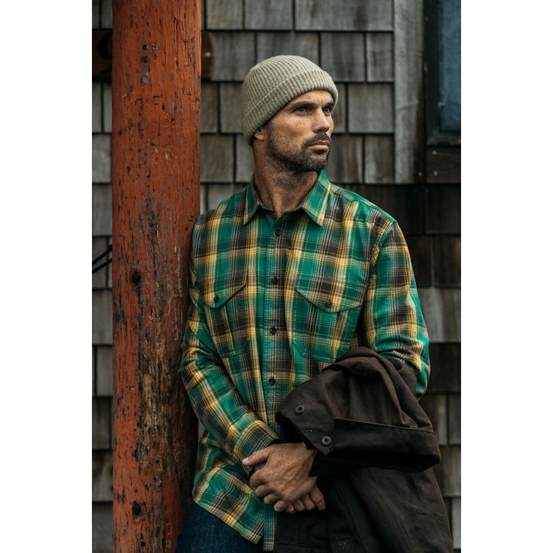 Lightweight Alaskan Guide Shirt, Yellow / Green / Gray Plaid