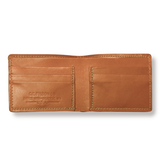 Bifold Leather Wallet, Tan