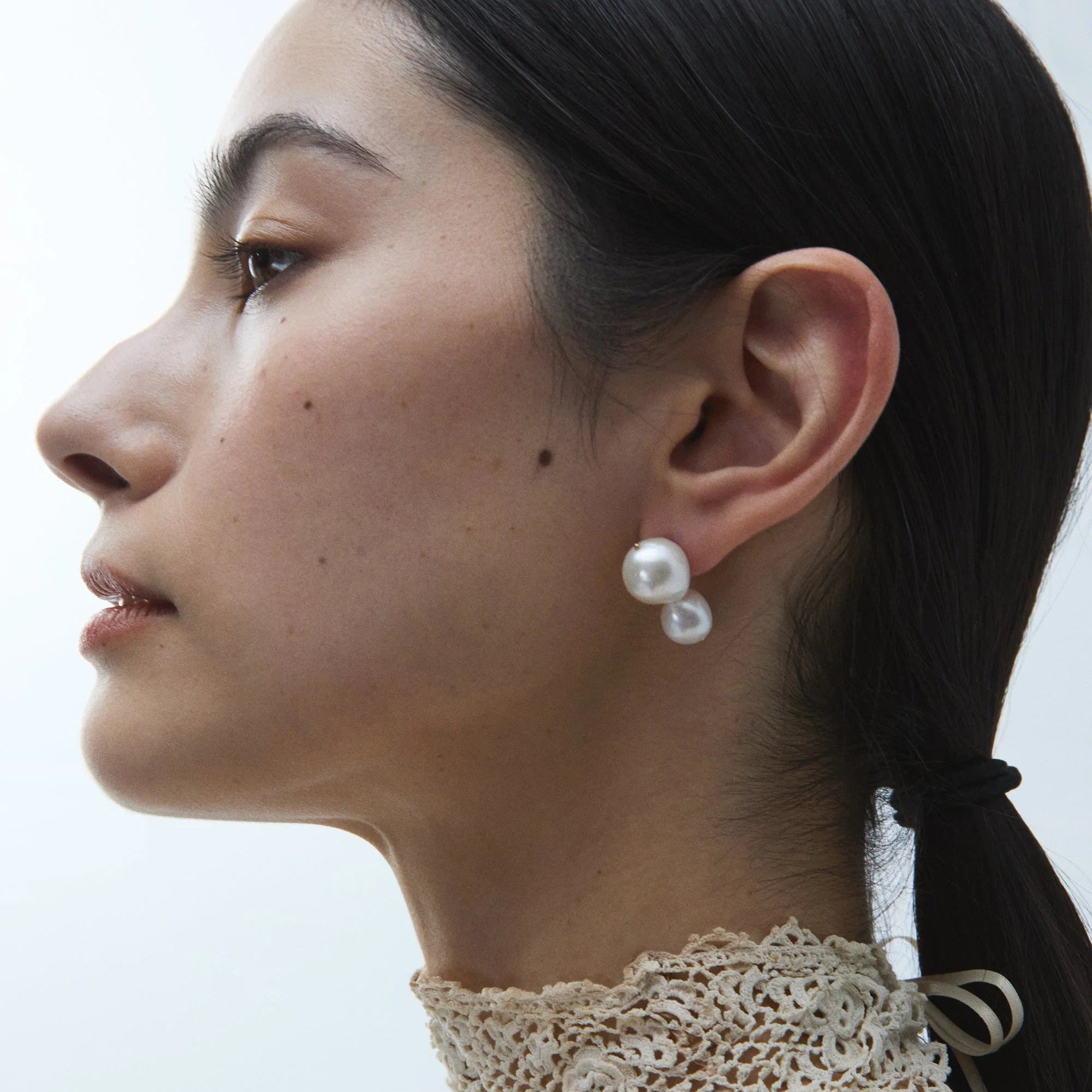 Pearl Clove Stud Earrings