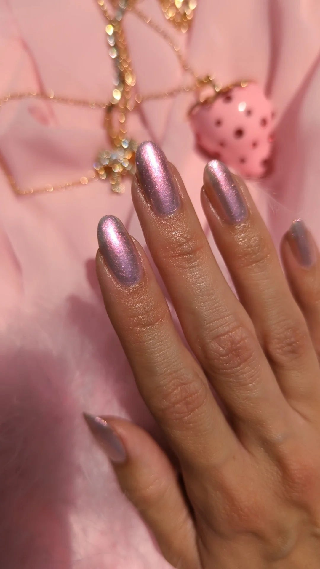 Pink Strawberry Puffs Nail Polish