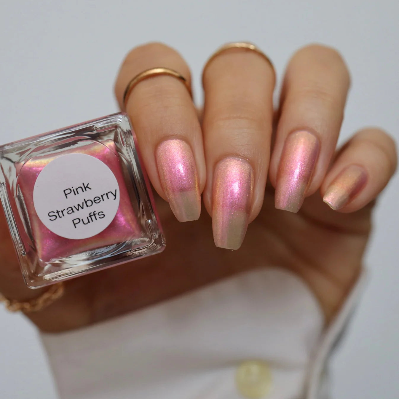 Pink Strawberry Puffs Nail Polish