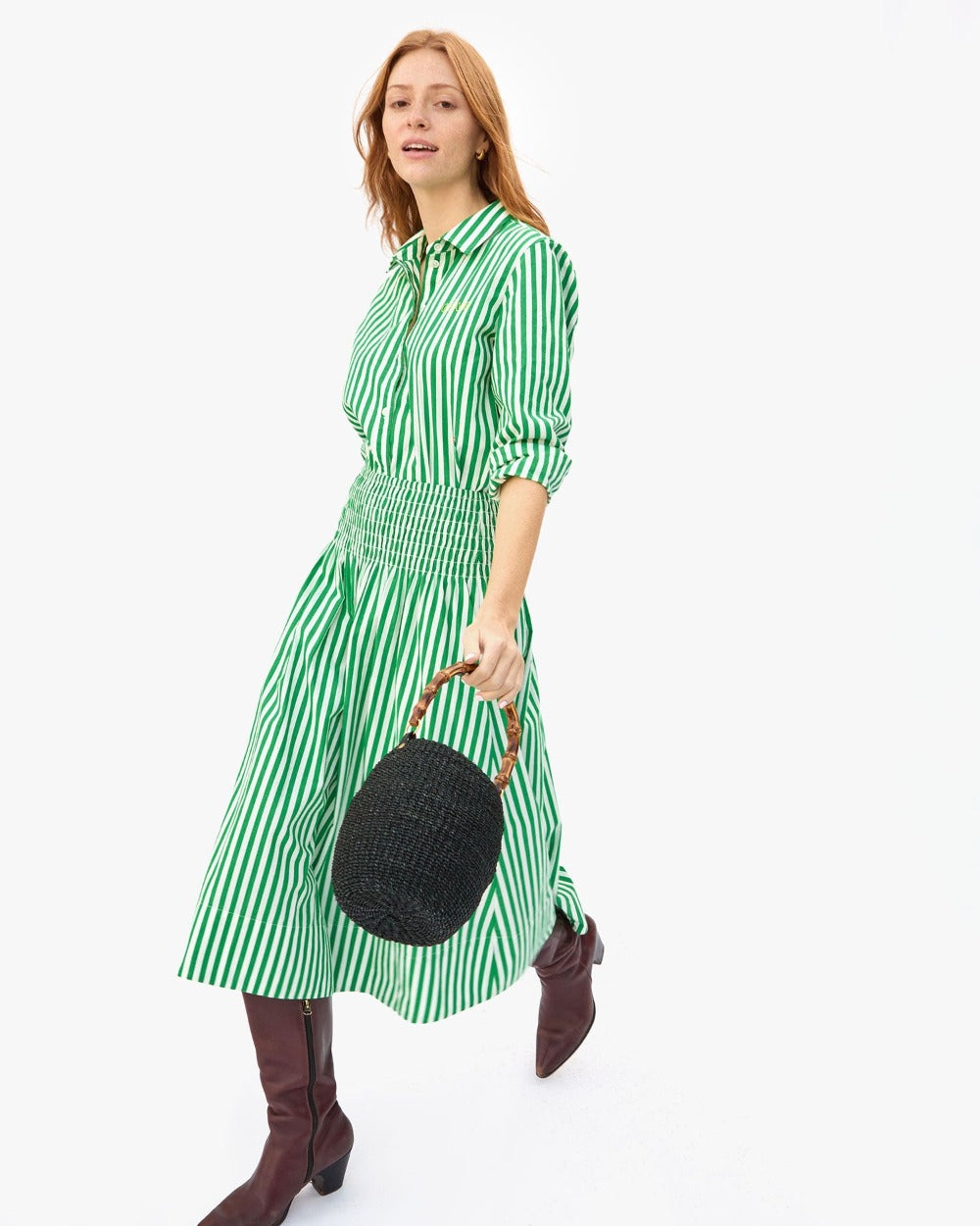 Pot de Miel, Black with Bamboo Handle