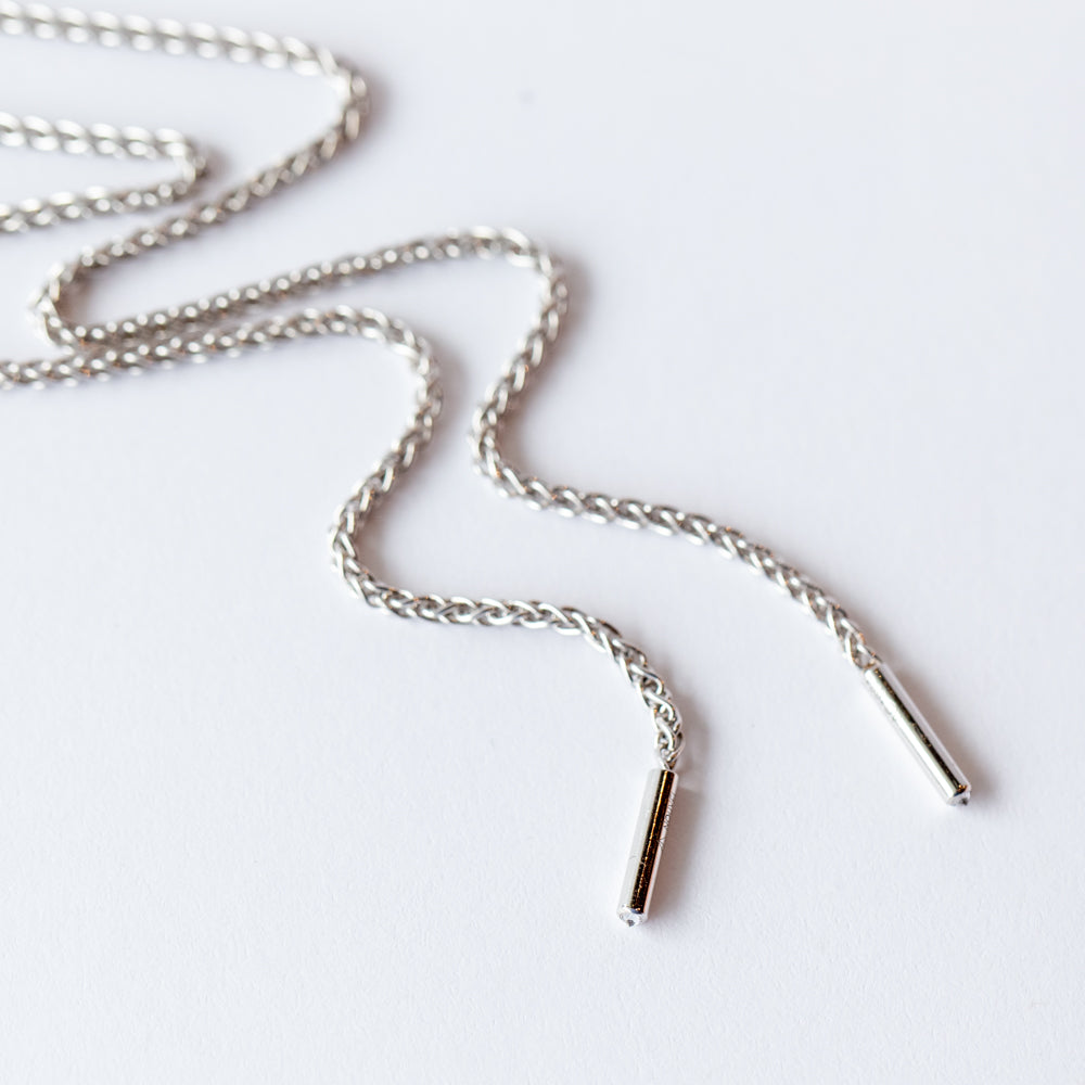 22" Latch Chain with Diamonds