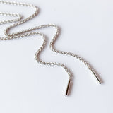 22" Latch Chain with Diamonds