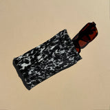 Sunglasses Case, Salt and Pepper Cowhide