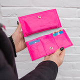 Tracey Tanner | Sarah Wallet, Fluoro Pink Patent