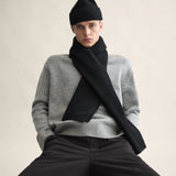 Wool Scarf, Onyx