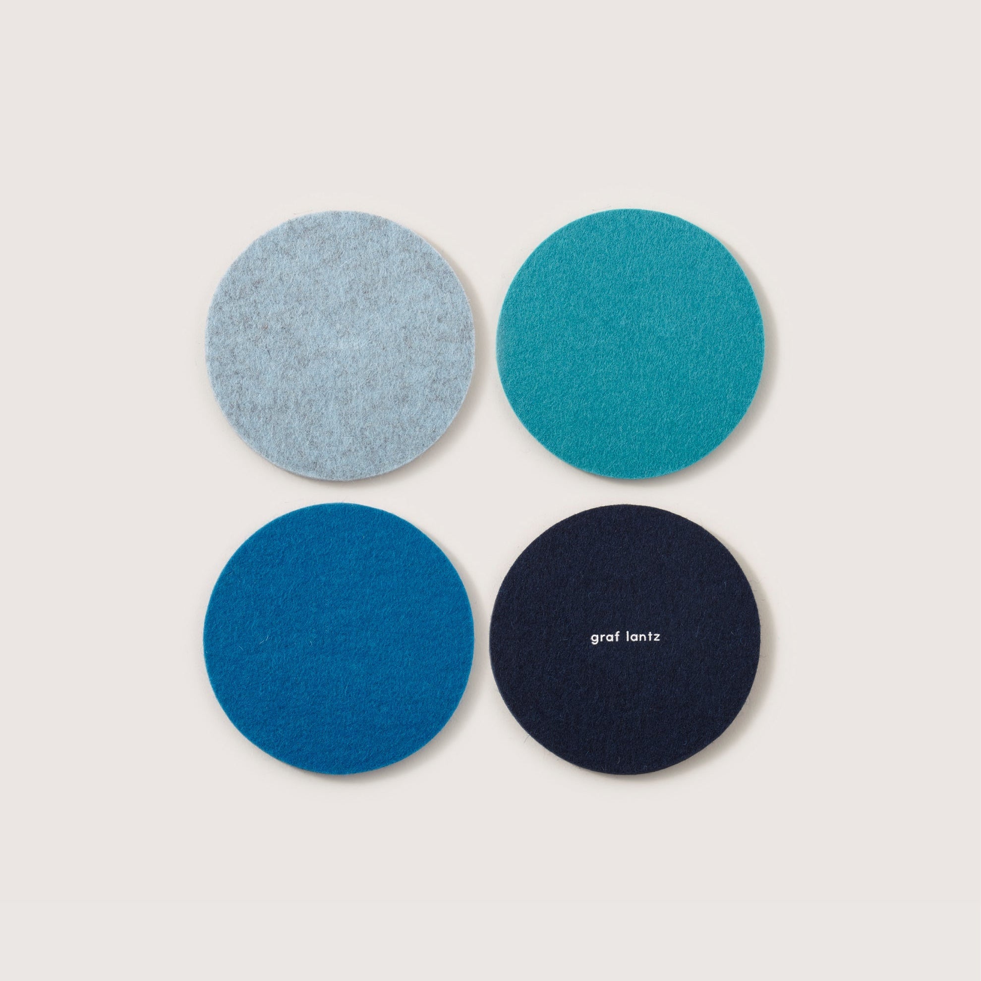 Round Coasters 4 Pack, Ocean Multi