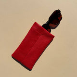 Sunglasses Case, Tomato Leather