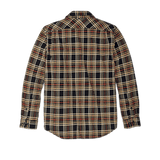 Vintage Flannel Work Shirt, Navy / Ivory / Red