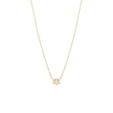 Zoe Chicco | 3-Step Baguette Diamond Necklace