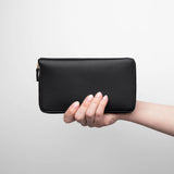 The Tall Coupe Leather Wallet, Black