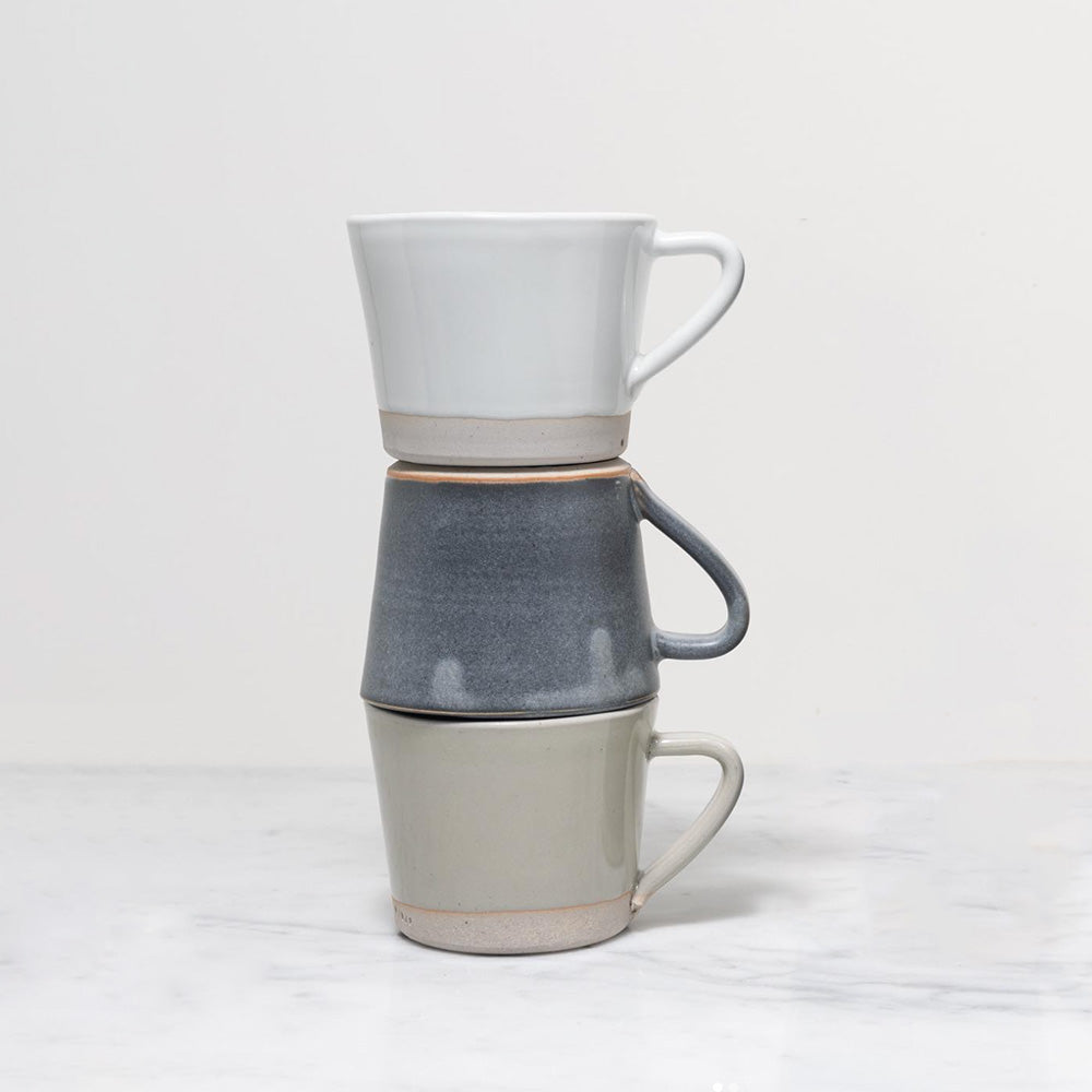Ceramic Mug with V-Handle