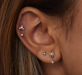 Wwake | Tiny Opal Stud Earring (Single)