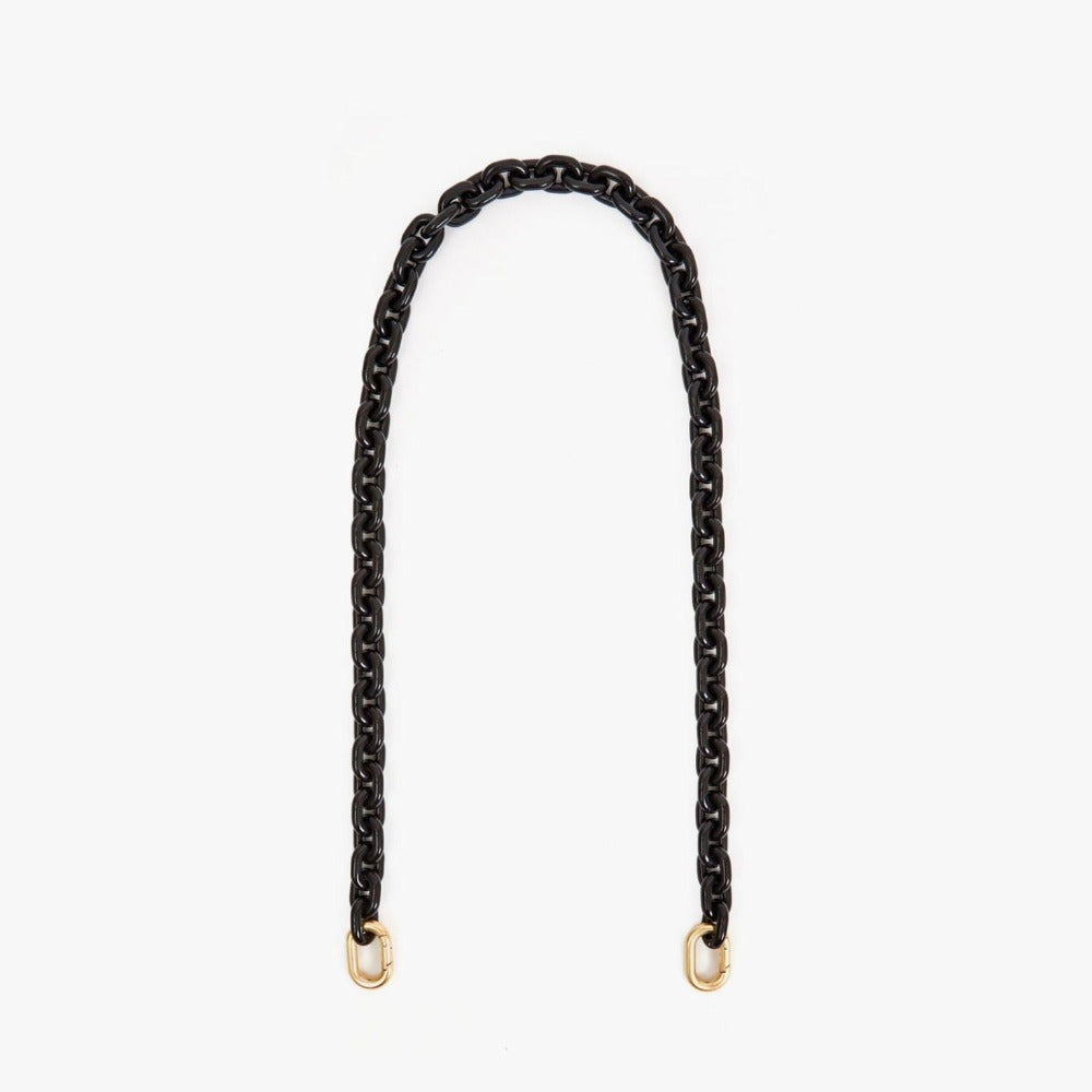 Shoulder Strap, Black Resin Mini Link