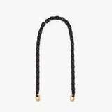 Shoulder Strap, Black Resin Mini Link