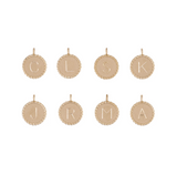 Mini Imperial Disc Letter Charm "C"