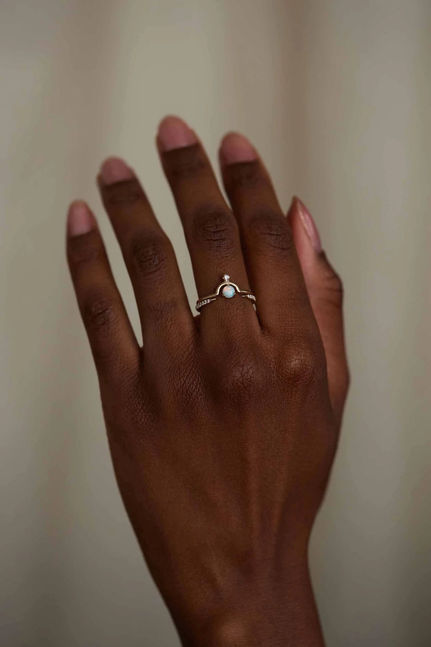 Wwake | Micropave Open Slice Ring