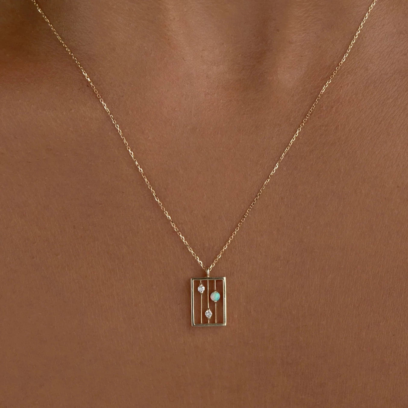 Wwake | Opal Drift Necklace