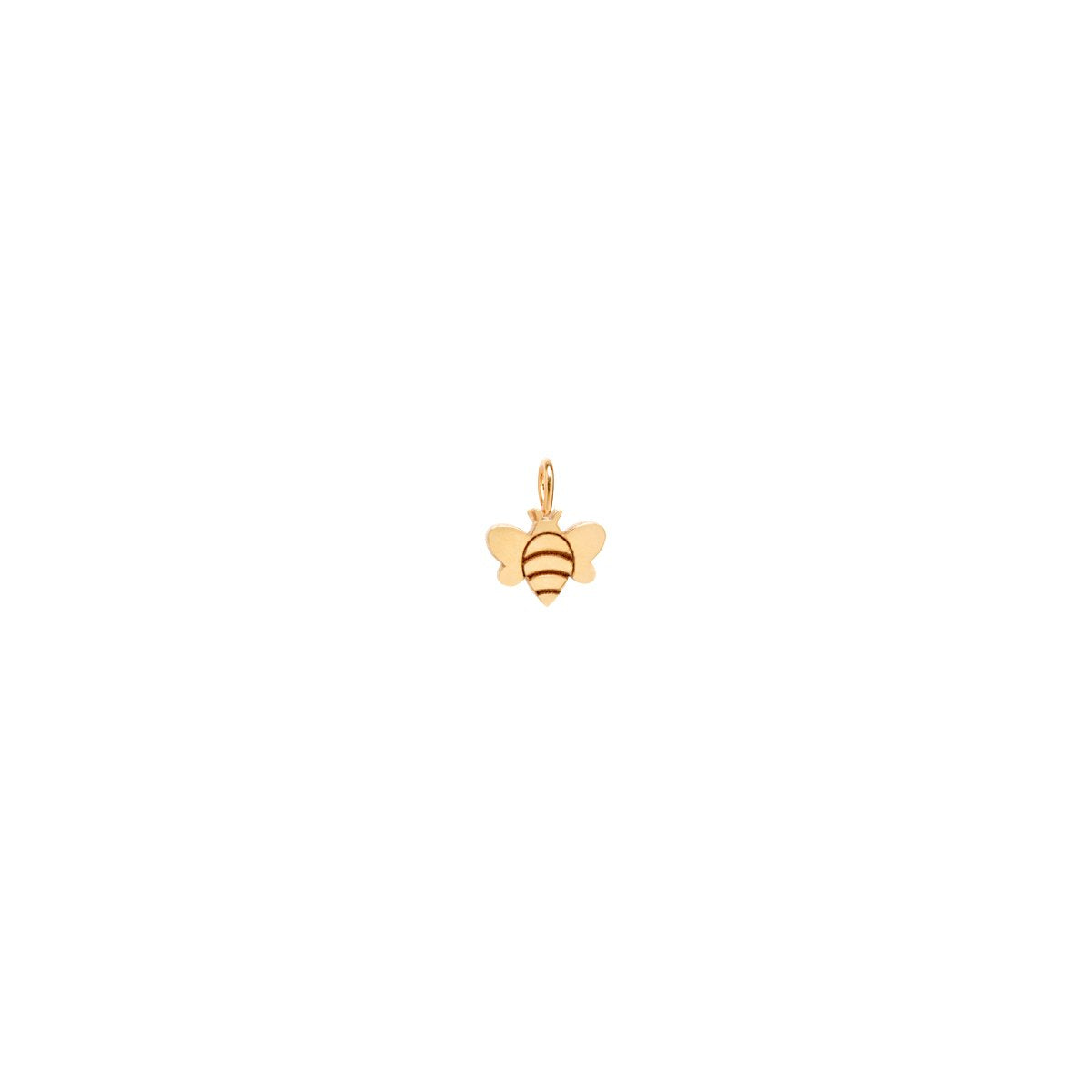 Zoe Chicco gold bumblebee charm, front view