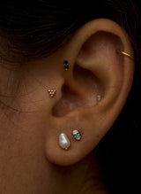 Wwake | Irregular Pearl Stud Earring (Single)