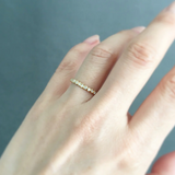Satomi Kawakita | Small White Diamond Circle Eternity Band