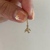 Victoria Cunningham | Bird Drop Earrings with Diamond