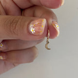 Victoria Cunningham | Crescent Moon Drop Earrings