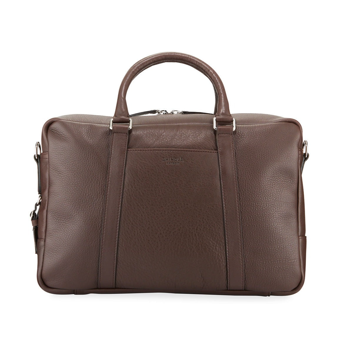 Shinola | Slim Leather Briefcase, Chocolate – LAPIS