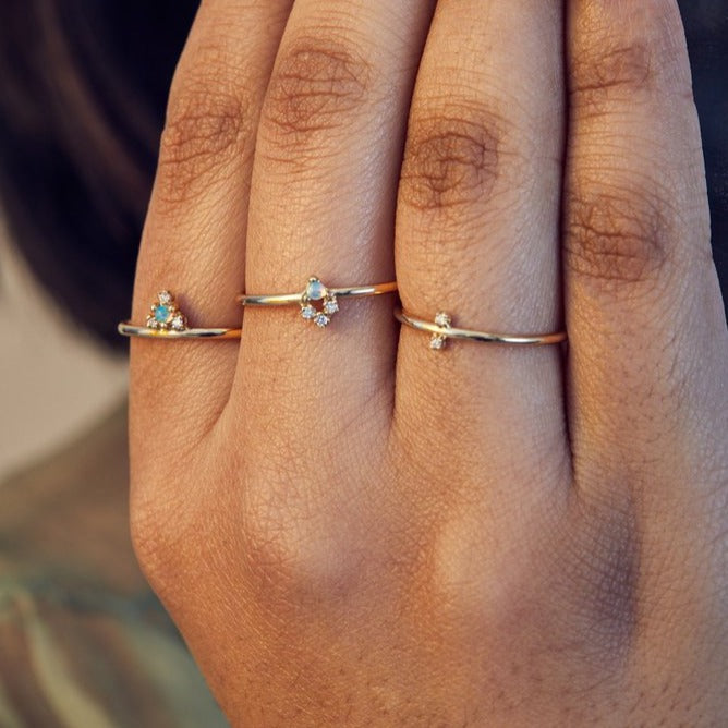 Wwake Engagement Rings Wwake Posy Ring