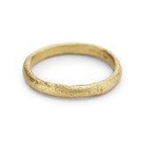Ruth Tomlinson | Textured Raw Gold Wedding Band
