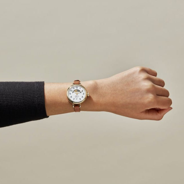 Shinola | The Birdy 34mm Moon Phase Watch
