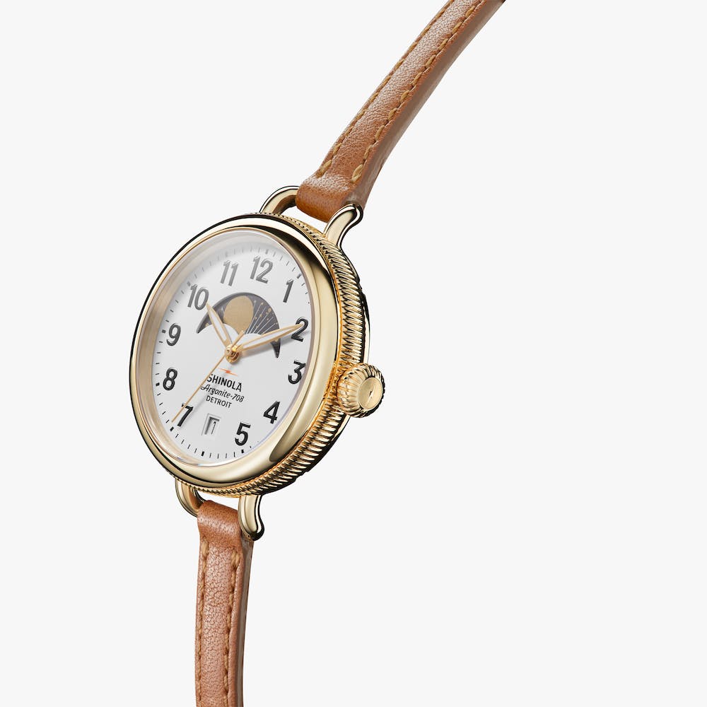 Shinola | The Birdy 34mm Moon Phase Watch