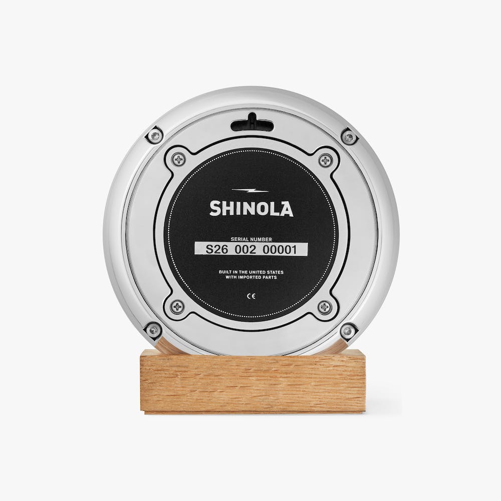 Shinola | The Runwell 6” Desk Clock