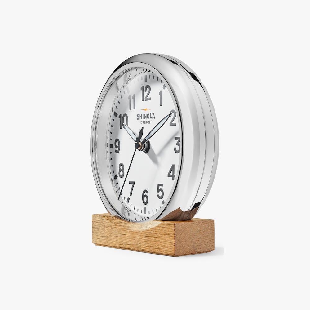 Shinola | The Runwell 6” Desk Clock