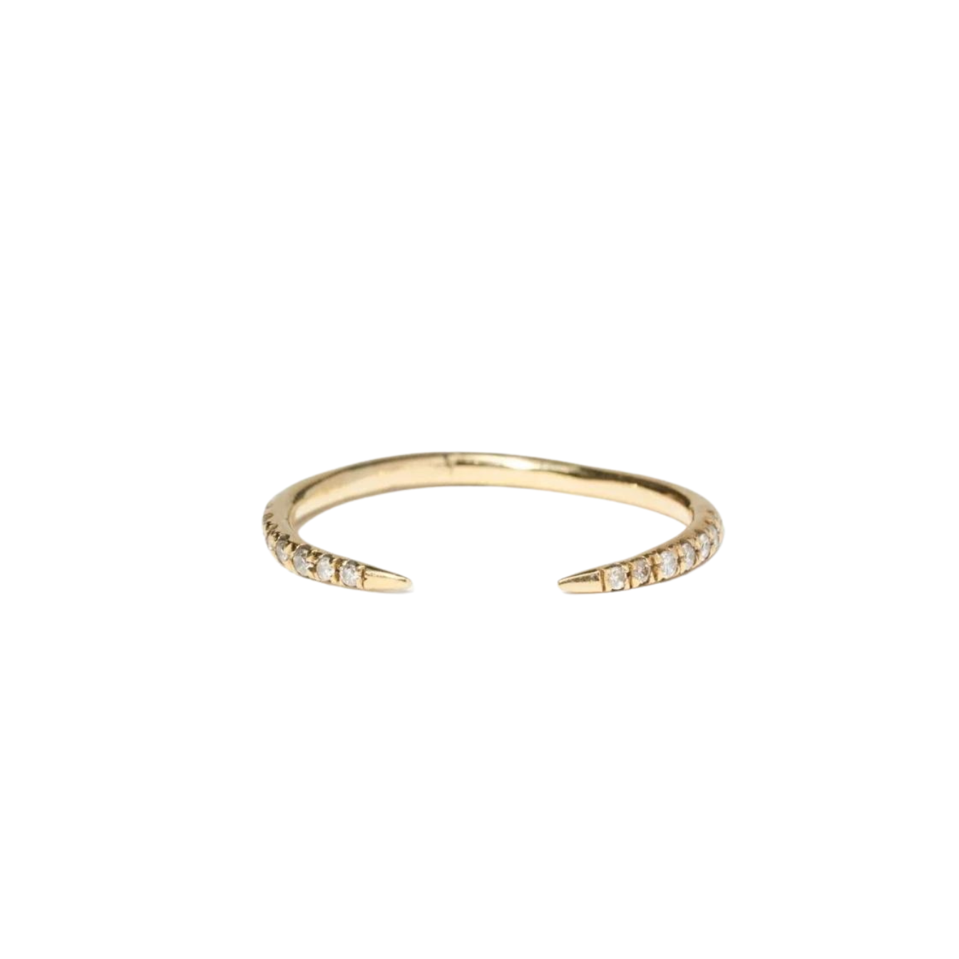 Wwake | Micropave Open Slice Ring