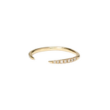 Wwake | Micropave Open Slice Ring