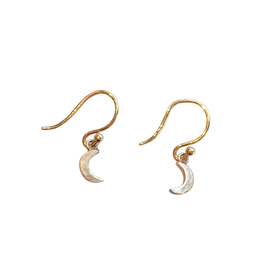 Victoria Cunningham | Crescent Moon Drop Earrings