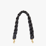Shoulder Strap Braided Nappa, Black