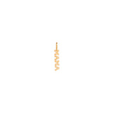 Zoe Chicco gold mama text charm, front view