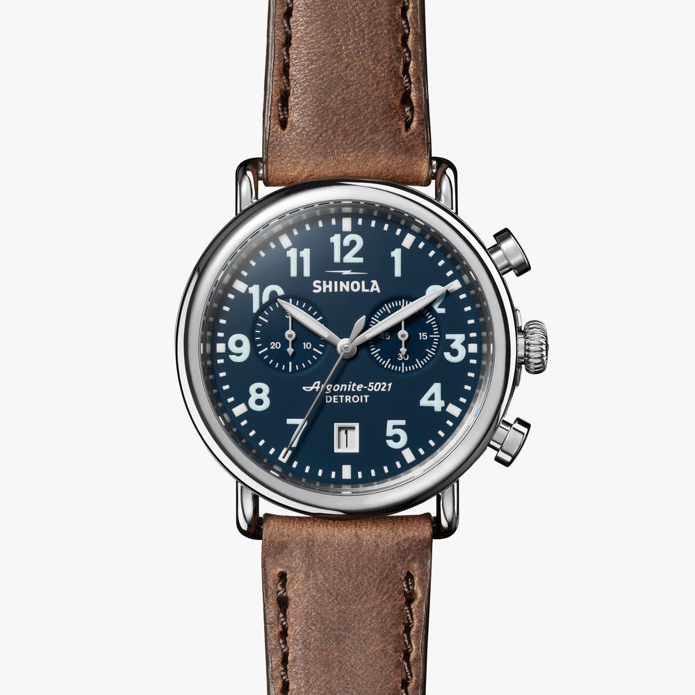 Shinola | The Runwell Chrono 41mm Watch – LAPIS display picture 1