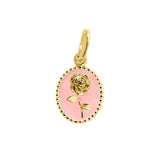 Baby Pink Rose Charm