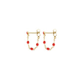 Classic Earrings, Poppy