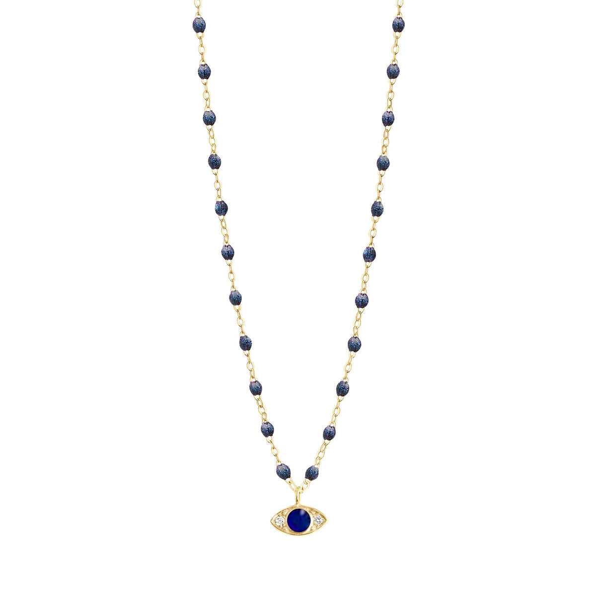 Midnight Eye Sparkle Necklace, 16.5"
