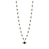 Midnight Eye Sparkle Necklace, 16.5"