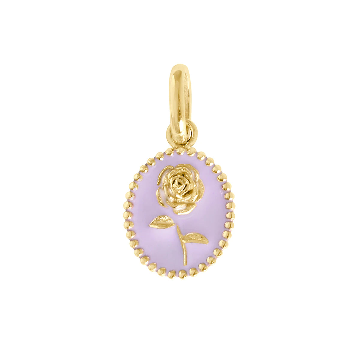 Lilac Rose Charm